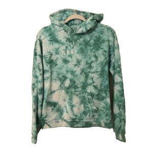 Tie-Dye Turquoise Boyfriend Hoodie